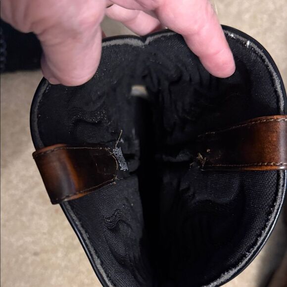 Laredo Dark Brown Leather  upper Boots sz men’s 9D - Picture 6 of 10